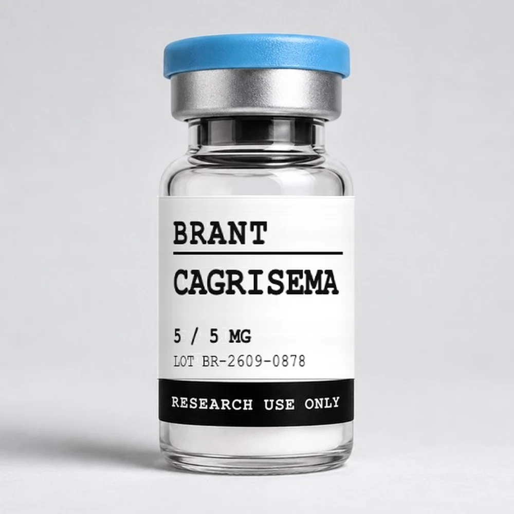 Brant Cagrilintide / Semaglutide Blend (5 mg / 5 mg) vial, research use only (RUO)